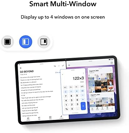HONOR Pad 8 12-inch Wi-Fi Tablet (Octa-Core Processers, 4+128GB Storage, 2K FullView Display, 8 Speakers, Android 12), Blue Hour