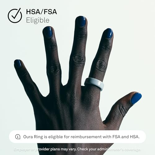 Oura Pierścionek 4 ceramiczny – Tide – rozmiar 6 – Smart Ring – określić swój rozmiar przed zakupem