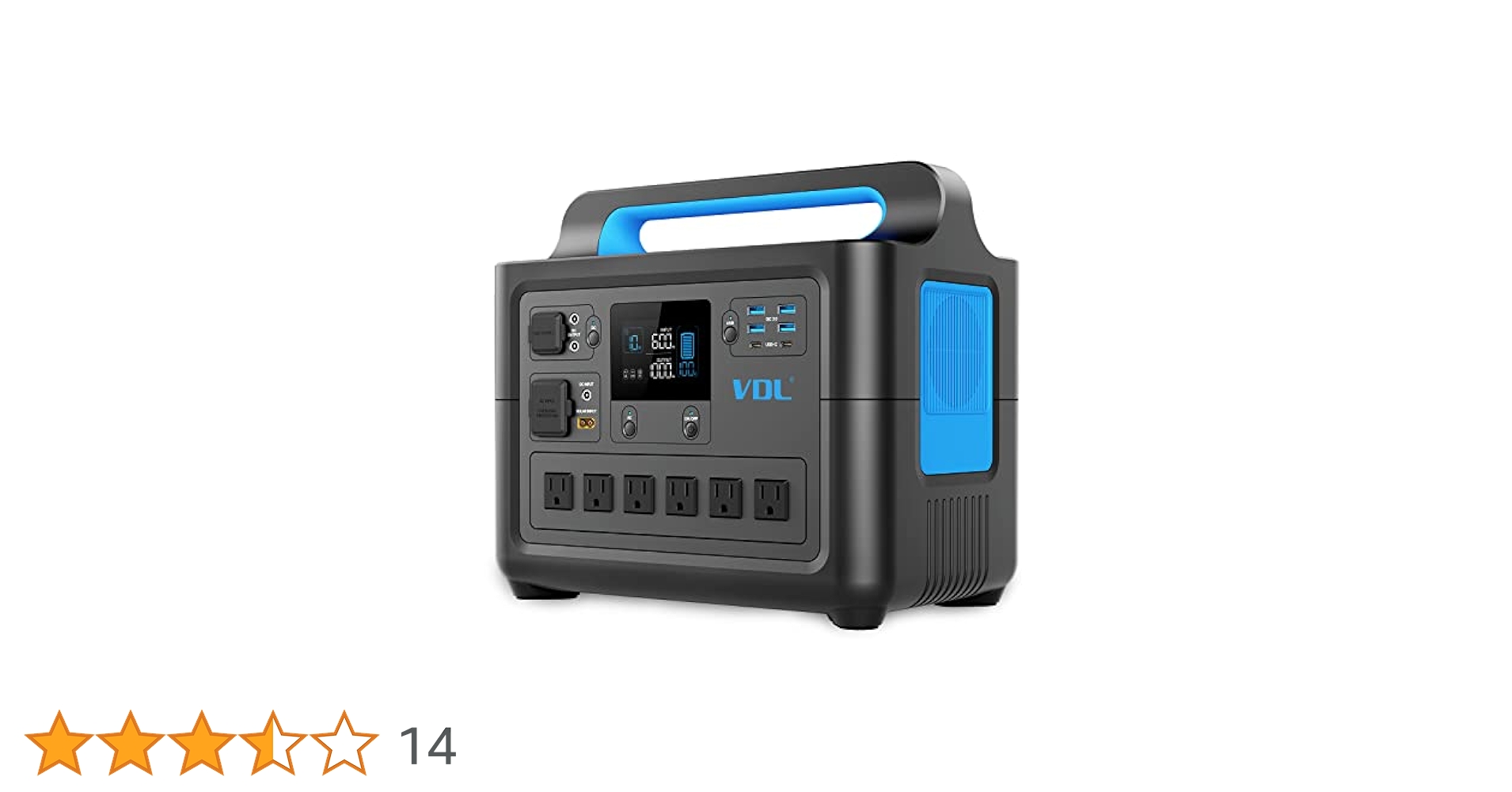 Amazon.co.jp: ポータブル電源 1000W 大容量 VDL 1228.8Wh