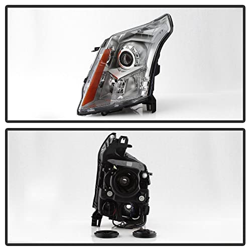 Acanii - For [Halogen Model Only] 2010-2016 Cadillac Srx Projector Headlights Headlamps Pair Driver & Passenger Side #TOP2