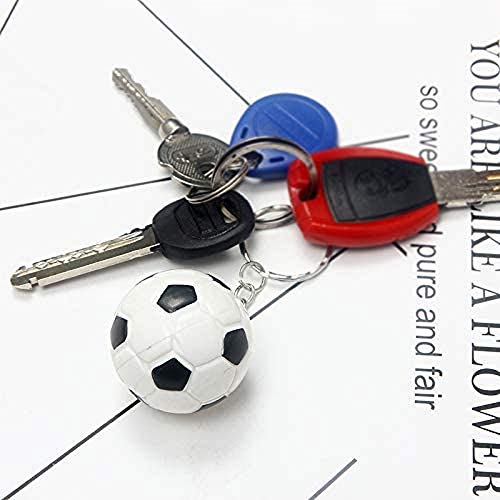 Imagitek 15 Pack Soccer Keychains For Kids Party Favors Supplies, School Carnival Prizes, Party Bag Gift Fillers, Soccer Ball Stress Relieve Ball #TOP6