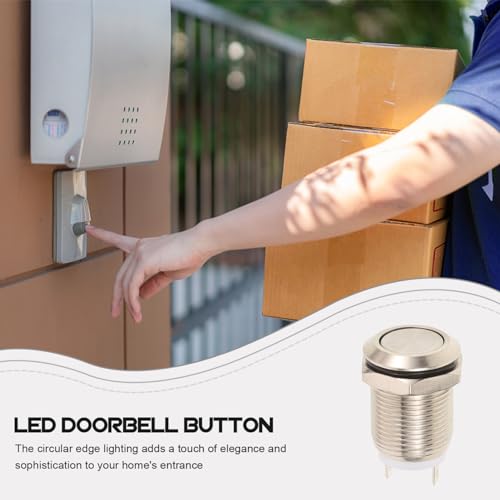 OSALADI 2 Peças De Campainha Iluminado Painel De Montagem Redondo Carrilhão Fornecimento