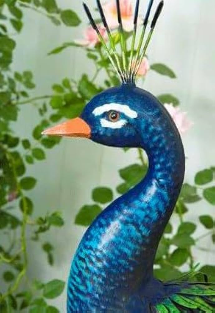 銅器 孔雀 装飾品 工芸品 置物 銅器 孔雀 装飾品 工芸品 置物