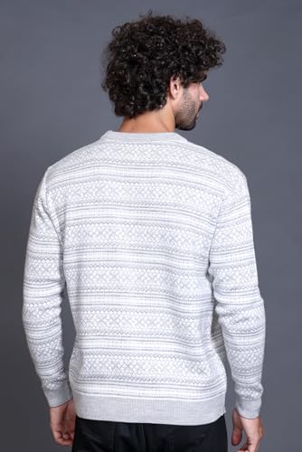 Image of GODFREY Full Sleeve Woolen Sweater for Man Winter Wear - Round Neck Pullover Regular Fit