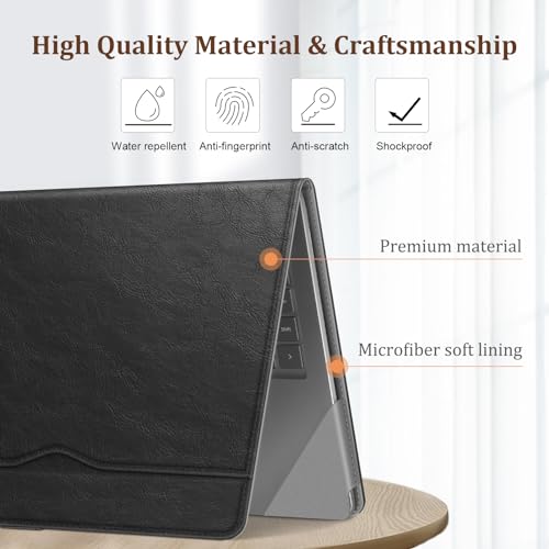 Funda para Surface Go que evita arañazos con bolsillo para cables 2