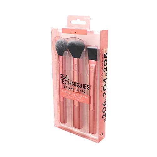 Real Techniques Flawless Base 2.0 Makeup Brush Set (91568)