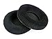 Cuscinetti compatibili con cuffie Pioneer HDJ-1000, HDJ-1500, HDJ-2000 e Technics RP-DH 1200 | velluto | nero