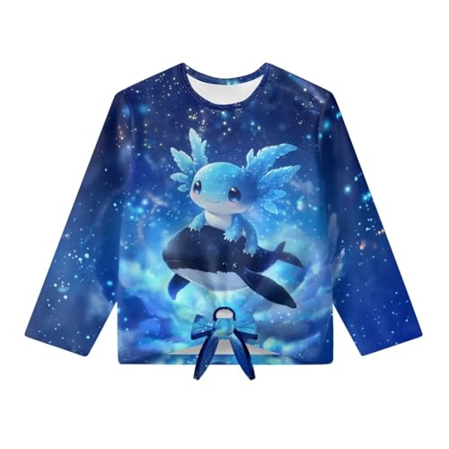 T Shirt for Toddler Girls 5-12 Kids Graphic Long Sleeve Crew Neck Tee Shirts