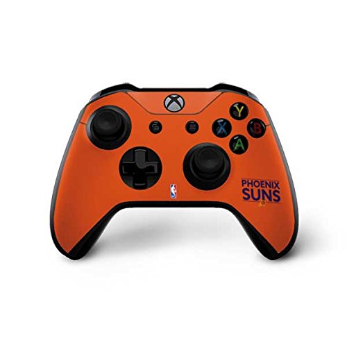 Skinit Decal Gaming Skin Compatible with Xbox One X Controller - Officially Licensed NBA Phoenix Suns Standard - Orange Design
