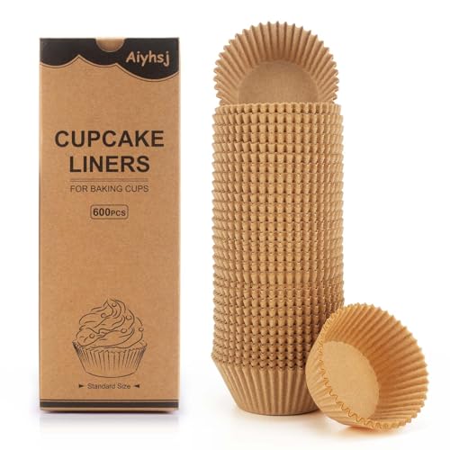 Parchment Paper Cupcake Liners(2 Pack) Mini Paper Cupcake Liners