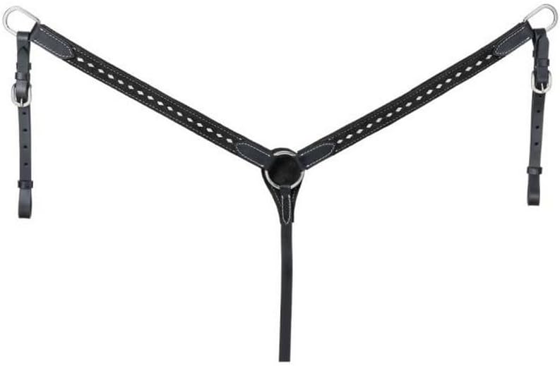 King Series Suede Buckstitch Breastcollar