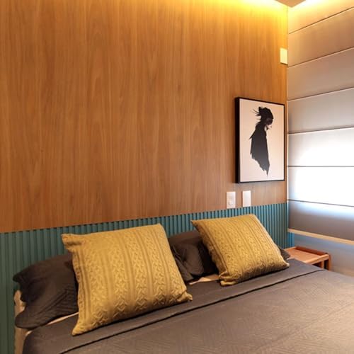 Papel De Parede Adesivo Madeira Sala Quarto Banheiro Hall Autocol...