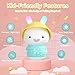 alilo Bunny Kids Music Player, Storytelling Toys for Toddler 1-3-5,Infant Baby Boy Girl Gifts Pre-Loaded 30 Stories/48 Nursery Rhymes/12 Soothing Music,with Nightlight,Bluetooth,Record Function