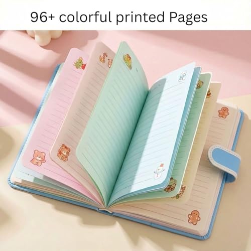 Image of FunBlast Diary for Girls - Christmas Kawaii Diary for Kids, Journal Diaries for Girls, Notepad for Students Stationary Items, Birthday Gifts (98 Sheets) (Blue)