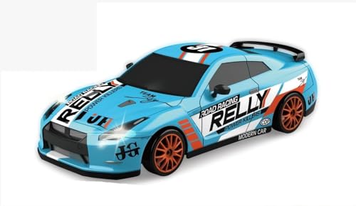 Image of MICROMINI RC Drift Car 2.4GHz Remote Control Car 4WD, RC Drifting Cars Vehicle High Speed Racing RC Drifting Car Toys Gifts for Boys Girls Kids Adults Mini (Light Blue)