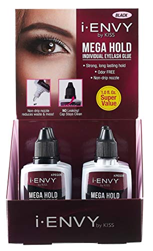 I Envy By Kiss Mega Hold Individual Eyelash Adhesive Glue Black (Kpeg08 - Black) #TOP5