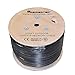 Premiertek 1000FT CAT5E Outdoor FTP Bulk 24AWG Double Jacket Cable Black