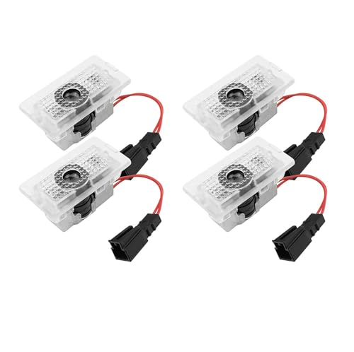 SiegenPro Car Door Light Logo Projector for Tesla Model 3 Model Y Model S Model X Pack of 4 Welcome Light Logo Projection Lights HD Projection Tesla Accessories