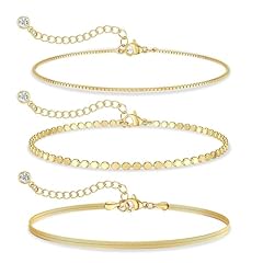 3Pcs Silver Bracelet B