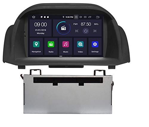 Sunshine Fly 7 Pulgadas 1024 * 600 Android 9.0 Pantalla táctil de Cuatro núcleos Radio del Coche DVD Navi GPS Estéreo para Fiat Tipo Egea Dodge Neon Audio Reproductor Multimedia BT FM Am Hotspot WiFi