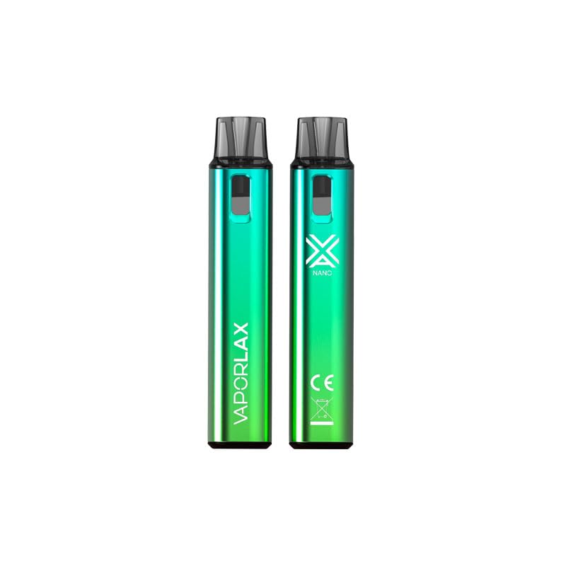 Vaporlax Nano Pod System Kit, 500mAh Type-C Battery, 2ml Tank 0.8ohm Mesh  Coil Cartridge Atomizer, Electronic E Cigarette Slim Vape Pen Kit by  Greensound -No Nicotine (Green) : Amazon.co.uk: Electronics & Photo