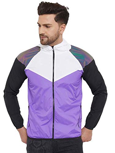 rainbow reflective windbreaker