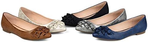Brinley Co. Womens Ruffled Flat Pewter, 8 Regular US | Image 4
