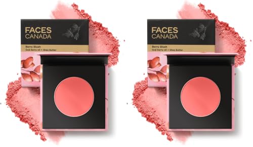 Image of FACES CANADA Berry Blush - Hop To The Beach 01, 4g | Lightweight Long Lasting Ultra-Matte HD Finish | Silky Smooth Texture | Melts Effortlessly & Buildable | Absorbs Oil | Shea Butter | Vitamin A & C
