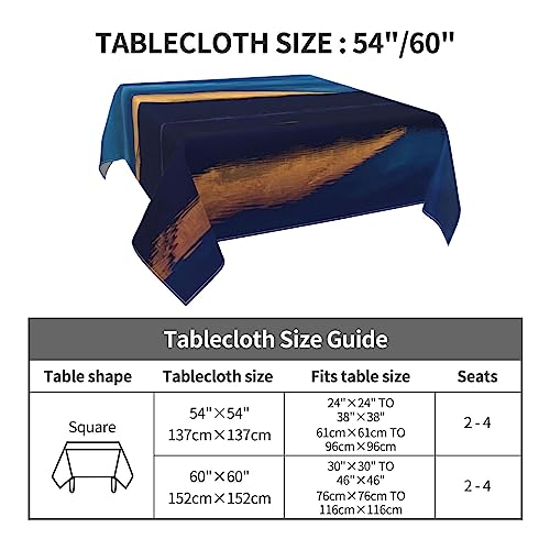 Nappe décorative haut de gamme paysage de lac | Textile de table premium infroissable - 8