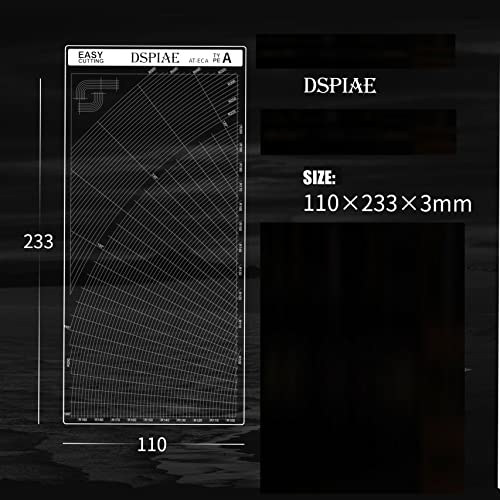 Image of DSPIAE Masking Tape Cutting Mat Double Sided Design Model Building Tools Cutting Plate - Arc Shapped