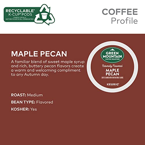 Image of Green Mountain Coffee Roasters Maple Pecan, Single-Serve Keurig K-Cup Pods, Flavored Light Roast Coffee, 72 Count