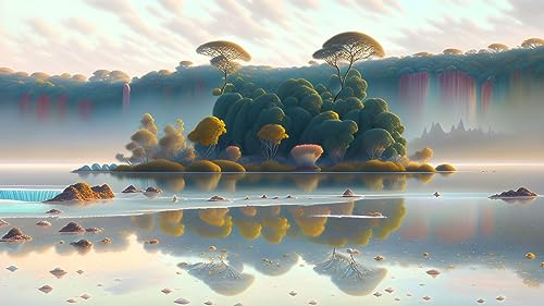 Art mural affiches sur toile haute définition paysage île SERENDIPITP