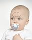 NUK Fieberthermometer Baby Flash (berührungslose Fiebermessung an der Stirn durch Infrarotsender, sekundenschnell, hygienisch)