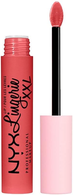 NYX Professional Makeup Lip Lingerie XXL – Xxpose Me – Matte, non-transferable lipstick – Rose