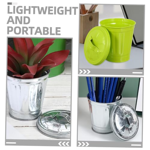 Caneca de basura rectangular para mesa KALLORY 2 piezas miniatura 2