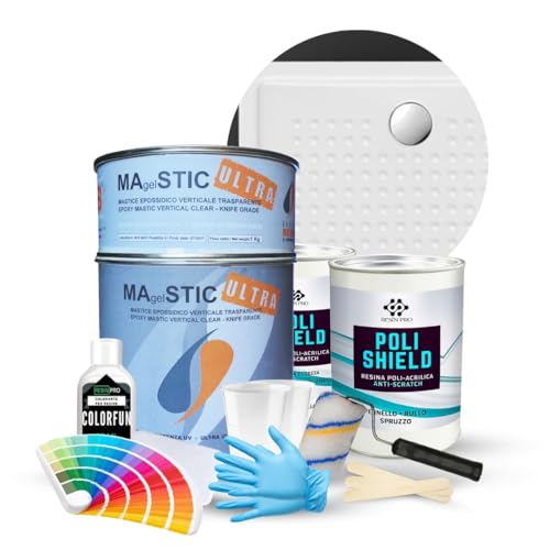 Resin Pro® ShowerFix Kit - Riparazione Piatto Doccia/Vasca con Mastice