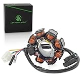 Stator Gy6 150Cc Performance Parts 50Cc Stator 8 Coil 5 Wires Ac Copper Ignition Tao Tao Stator For 50Cc 60Cc 80Cc 150Cc Scooter Moped Atv Go-Kart Buggy Engine Taotao