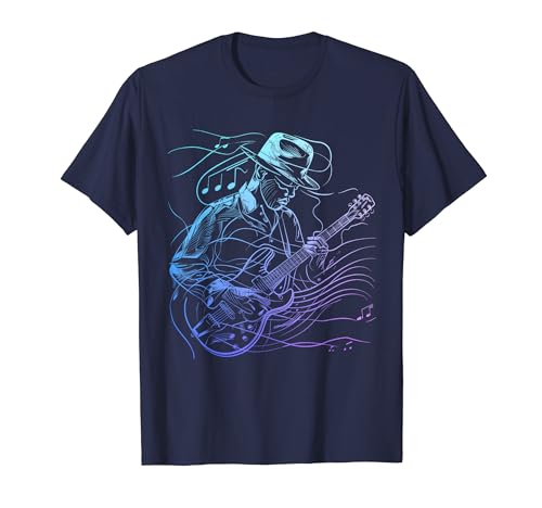 Guitarrista Jazz Blues Música Blues Músico Guitarrista Camiseta