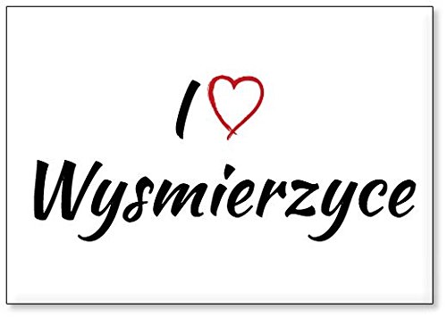 I Love Wysmierzyce, Fridge Magnet (Design 2)