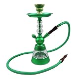 TYX-HOME Arabie Hookah Acrylique Pot KTV Bar Tabac Narguilé Shish,Vert