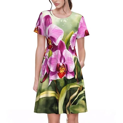 Robe d'été élégante décontractée chic chic pour femme moderne