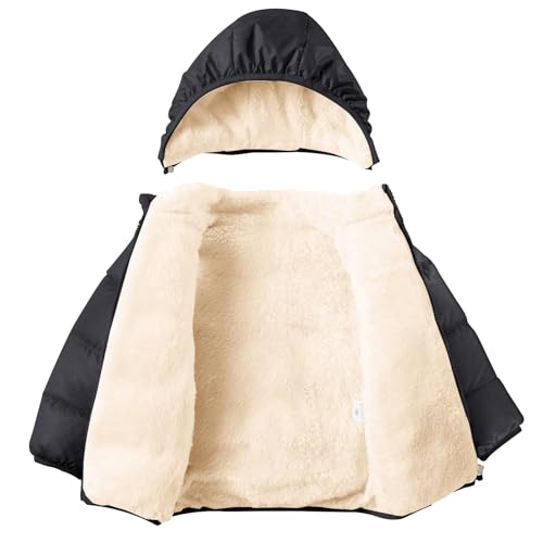 Baby Boys Thicken Winter Coat Toddler Girls Fleece Warm Hooded Jacket Clothes3
