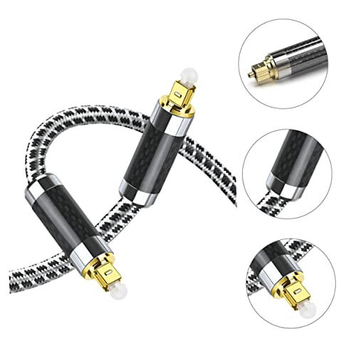 Cable de audio digital para cine casa toslink cable optico para equipos de sonido 3