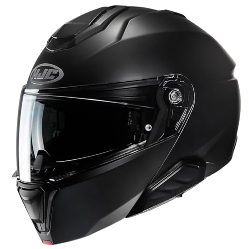 HJC, Modularer Motorradhelm I91, Semi mat Schwarz XS