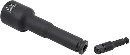 Miniatura 4 de Klein Tools Adaptador NRHDA4 para NRHD4, cuadrado macho de 12 pulgadas con acabado de fosfato negro para resistencia a la corrosión