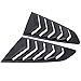Danti 2PCS Matte Black GT Lambo Style Quarter Side Window Scoop Louvers ABS Window Visor Cover Sun Rain Shade Vent fit for Ford Mustang 2015 2016 2017 2018 2019 2020 2021