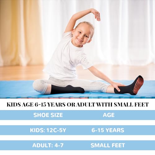 Panitay 8 Pairs Kids Non Slip Socks Grip Socks Athletic Yoga Socks for Boys Girls Pilates Dance Yoga Gym Hospital2