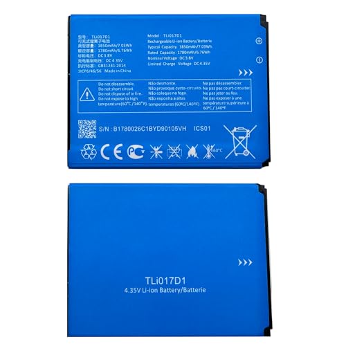 Vvuilsty TLi017D1 Replacement Battery for TCL Flip Pro VZW-TCL-4056W Phone,Rechargeable 0 Cycle Battery Compatible with TCL Flip Pro VZW-TCL-4056W