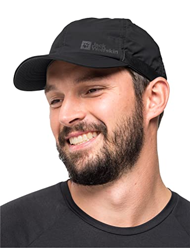 Preisvergleich Produktbild Jack Wolfskin Strap Cap Baseballkappe, Black, ONE Size