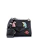 Prada, Pre-Loved Monochrome Shoulder Bag Embellished Saffiano Leather Small, Black